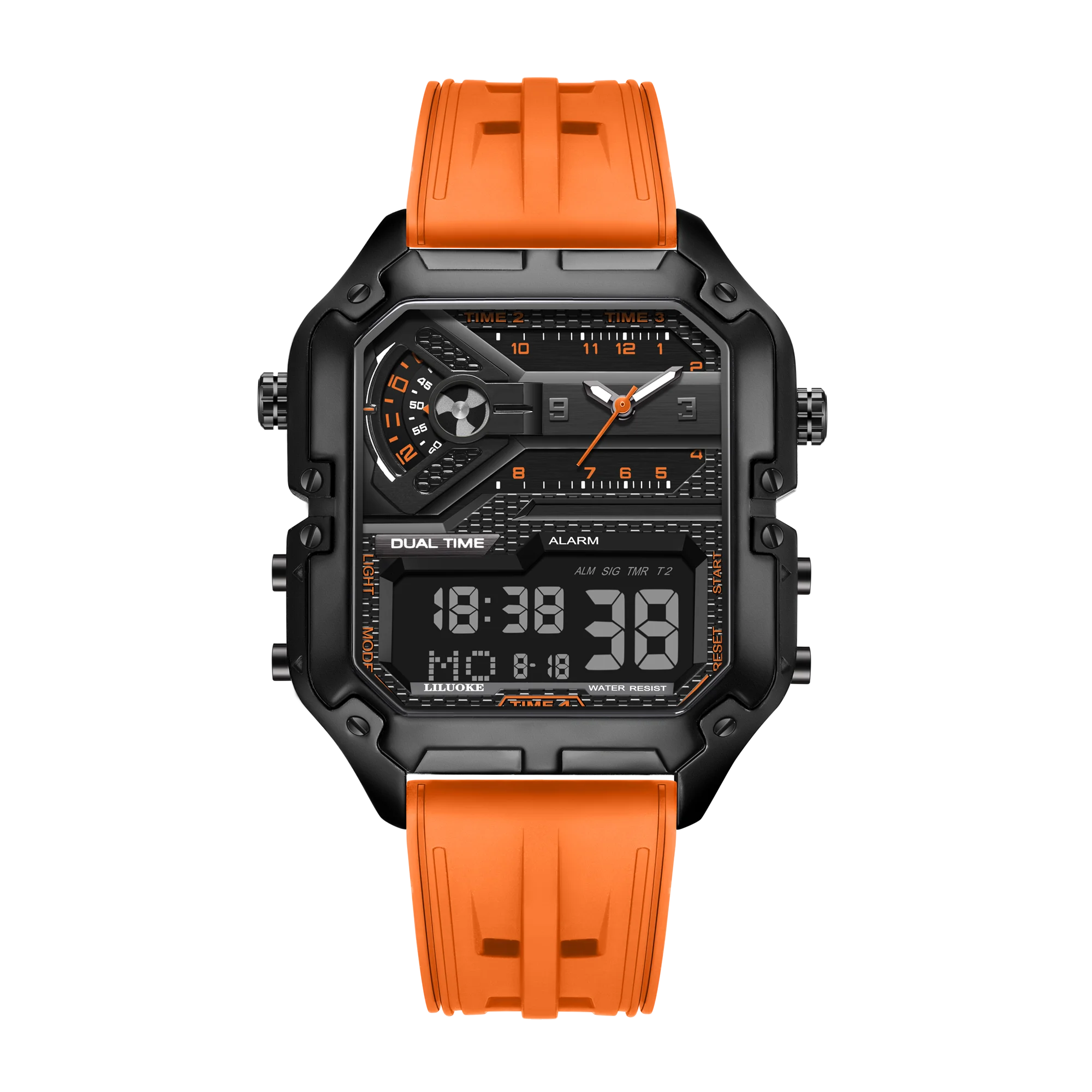 LILUOKE Man Watch Quartz Movement Waterproof Watches for Man Summer Rejos