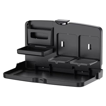 Foldable Car Seatback Tray Table & Storage Holder