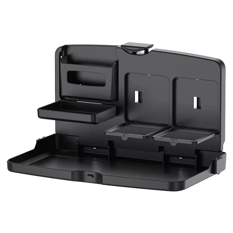 Foldable Car Seatback Tray Table & Storage Holder