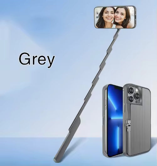 SnapCase 3-in-1 Smart Phone Case – Bluetooth Selfie Stick with Remote Control