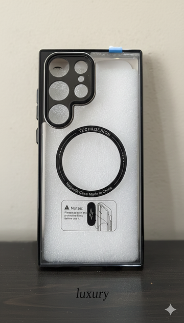 CrystalClear Pro – Premium Transparent Shockproof Case for Samsung