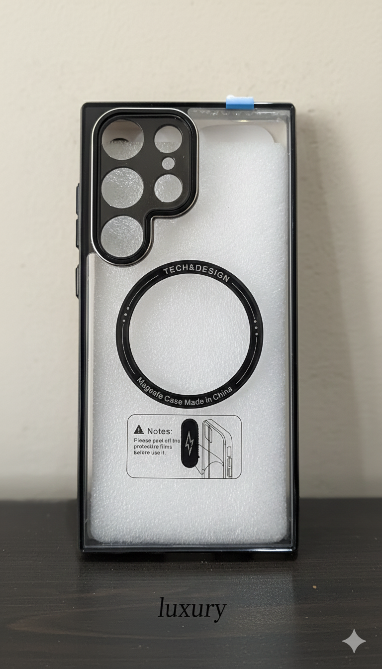 CrystalClear Pro – Premium Transparent Shockproof Case for Samsung