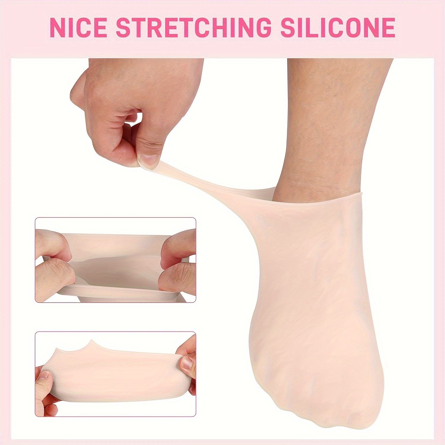 Silicone Moisturizing Gel Foot Socks