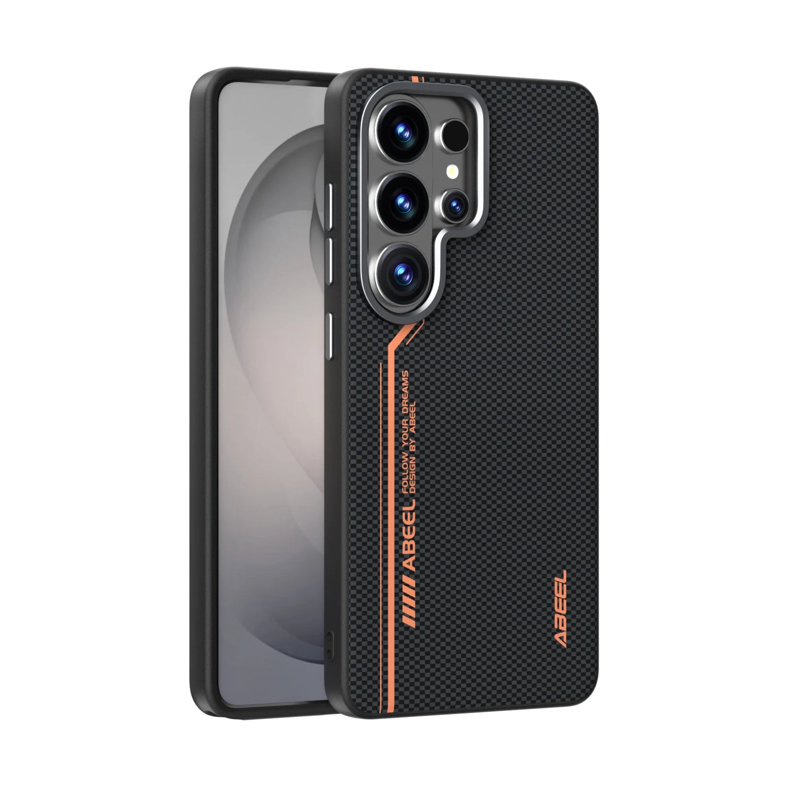 Luxury Magnetic Carbon Fiber Case for Samsung Galaxy