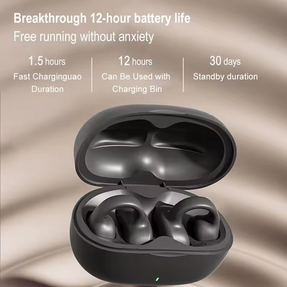 Latest True Wireless Earbuds with Earhooks – Sport Waterproof Bass Headset