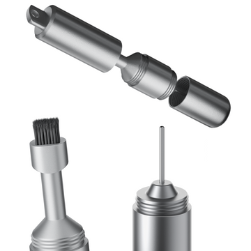 2 in 1 SIM Card Ejector Pin & Dust Cleaning Brush Keychain – Portable Mini Phone Accessories Tool