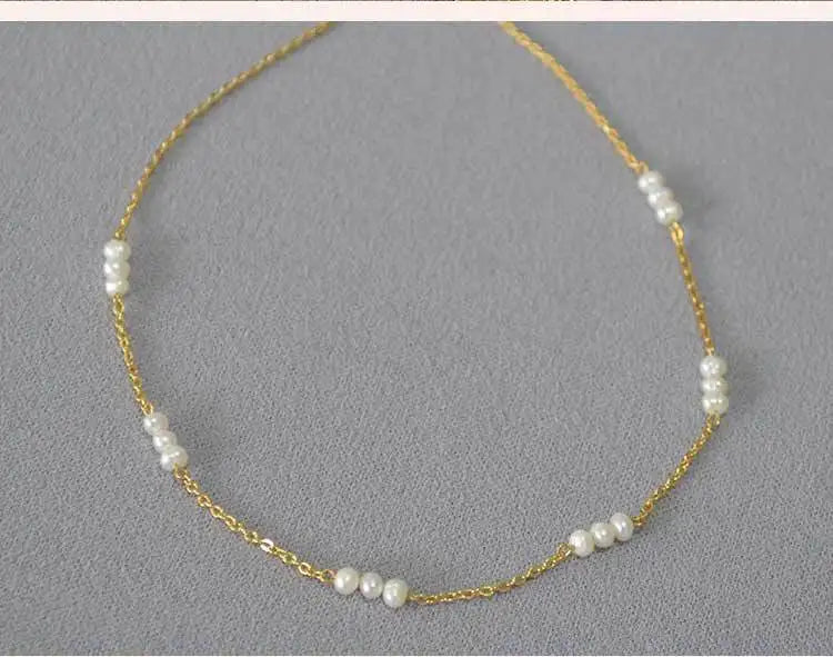 18k Gold Freshwater Pearl Necklace