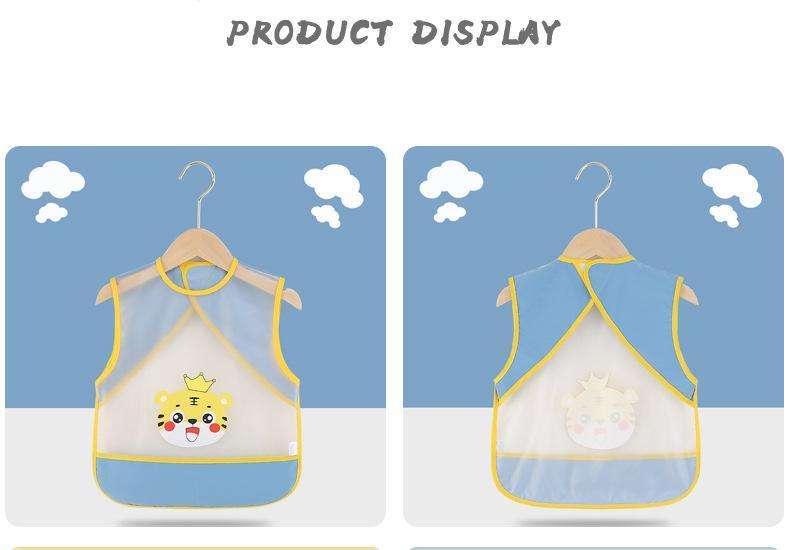 Waterproof Cartoon TPU Baby Bib | Easy Clean BPA-Free Feeding Bib
