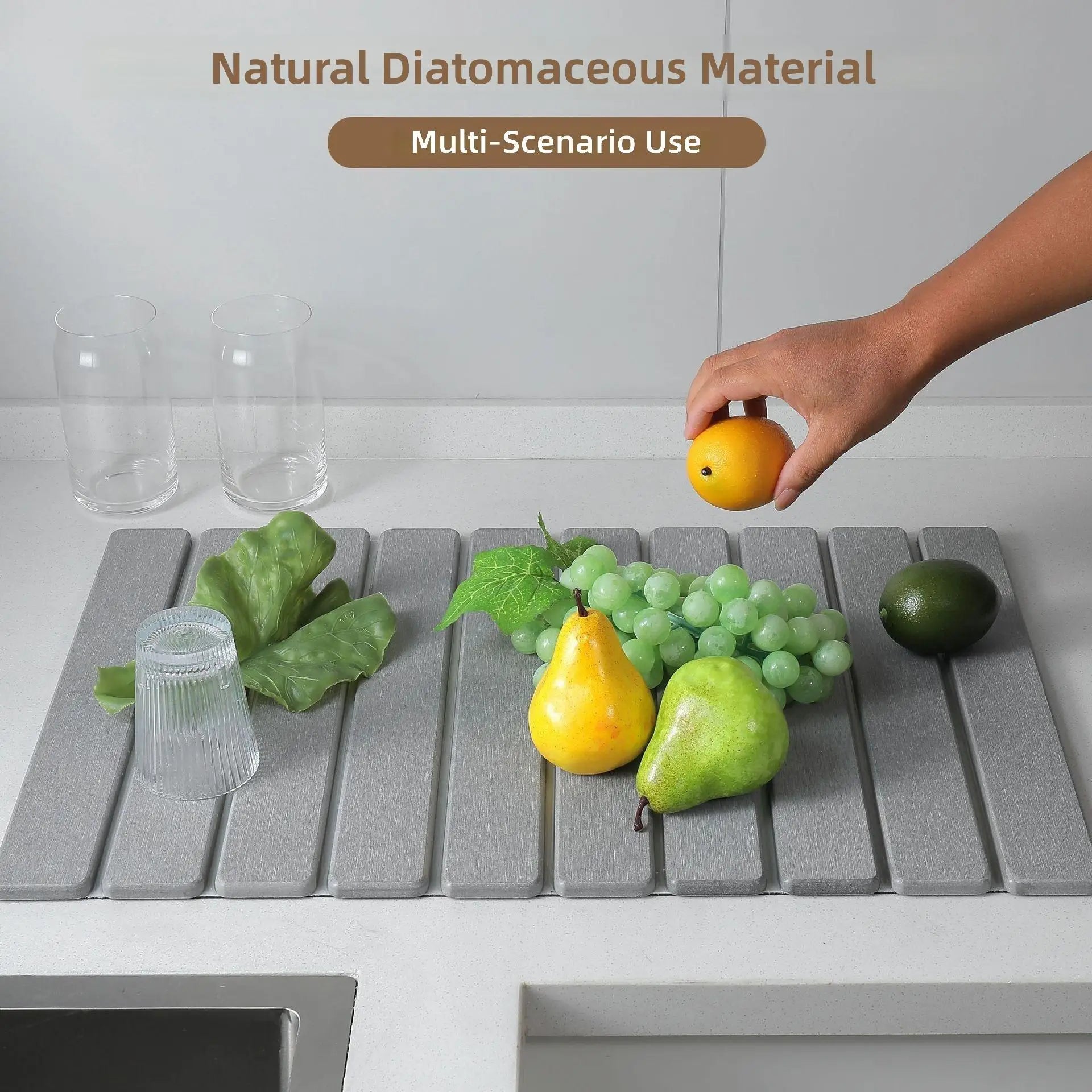 Foldable Diatomite Bath Mat