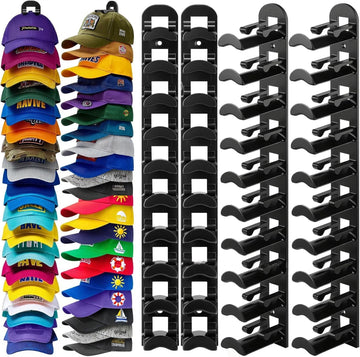Wall Mounted Baseball Cap Storage Rack Plastic Hat Organizer Cap