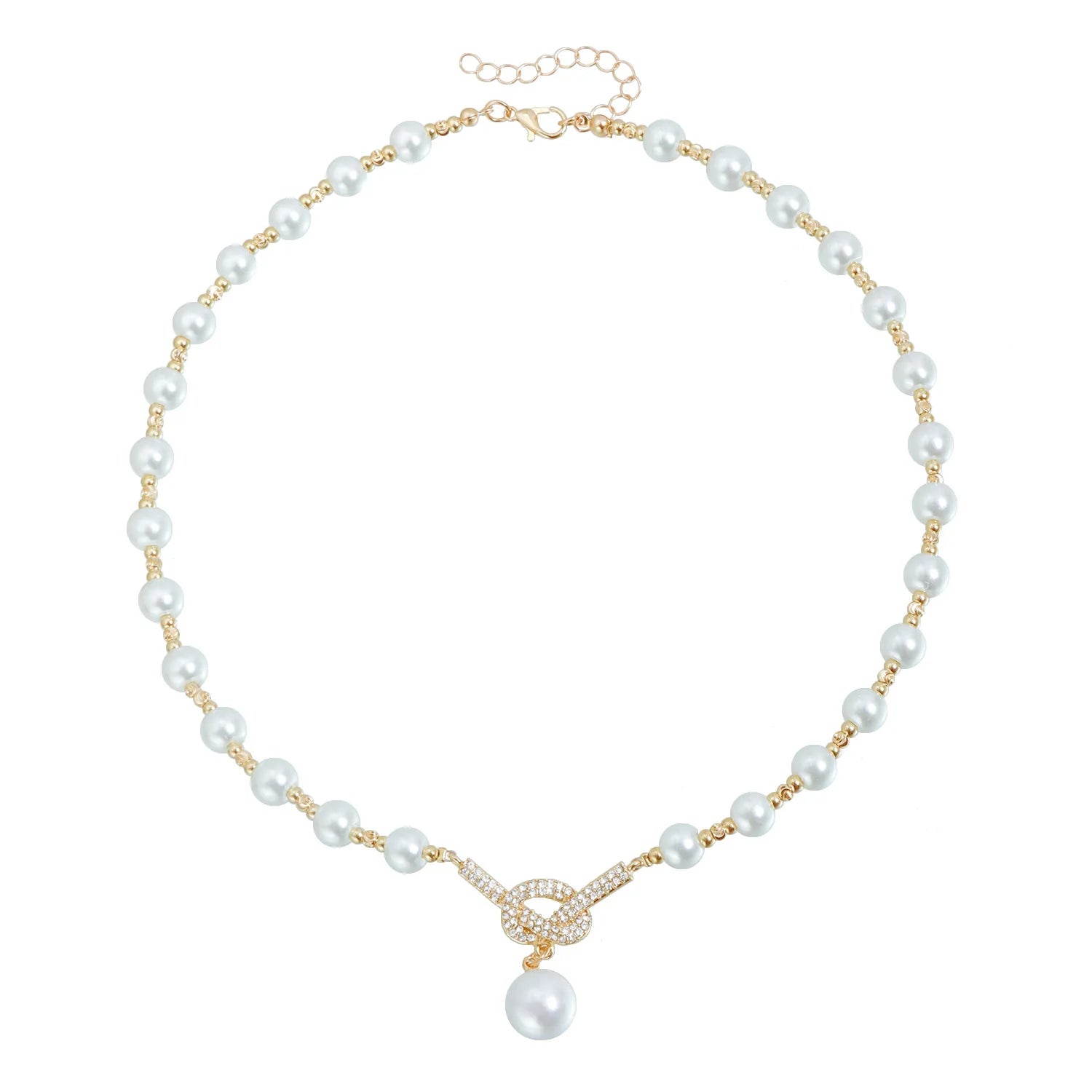 Elegant Imitation Pearl Necklace for Women