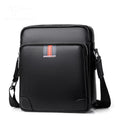 Men's Top Layer Pebbled Cowhide Genuine Leather Shoulder Bag