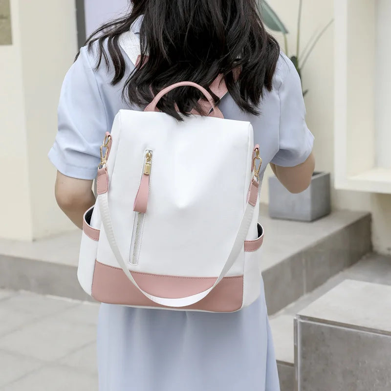 Korean Style Anti-theft Women's Waterproof Backpack