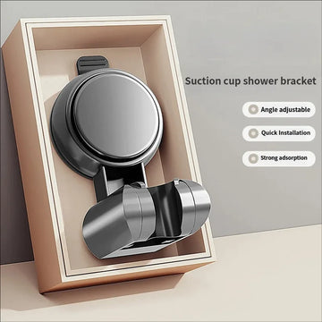 Universal No-Drill Adjustable Shower Head Holder