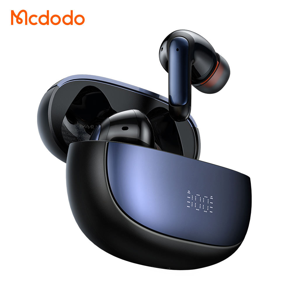 Mcdodo 330 ANC + ENC Wireless Earbuds – Waterproof IPX4 Sport In-Ear Headset with Digital Display & Long Battery Life