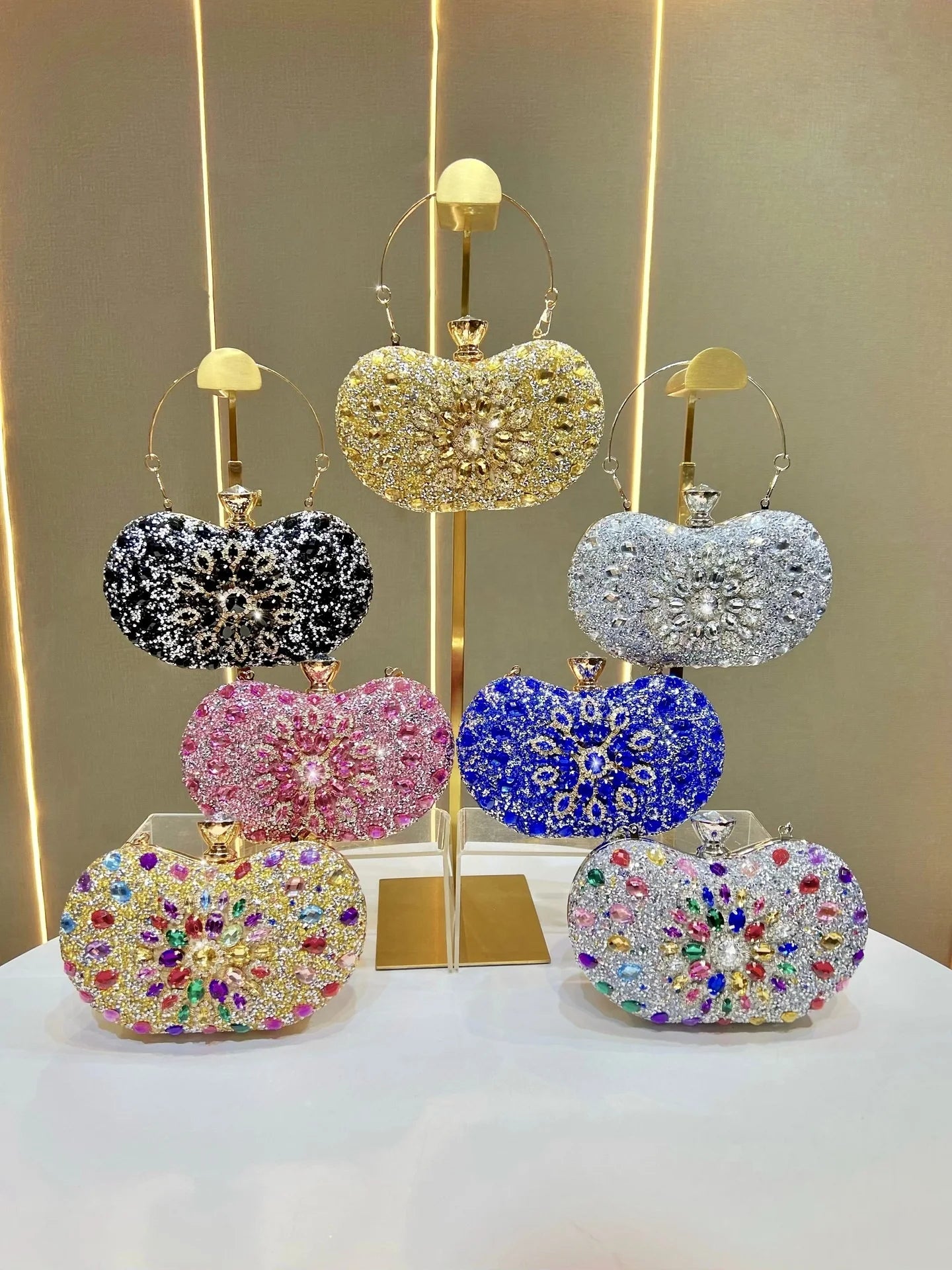 Crystal Rhinestone Designer Handbag