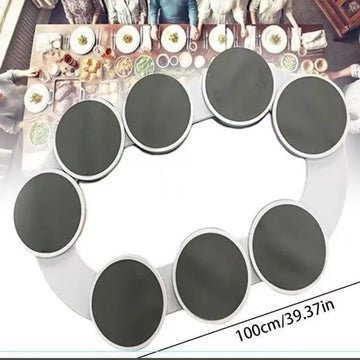 360° Rotating Lazy Susan Serving Tray for Dining Table