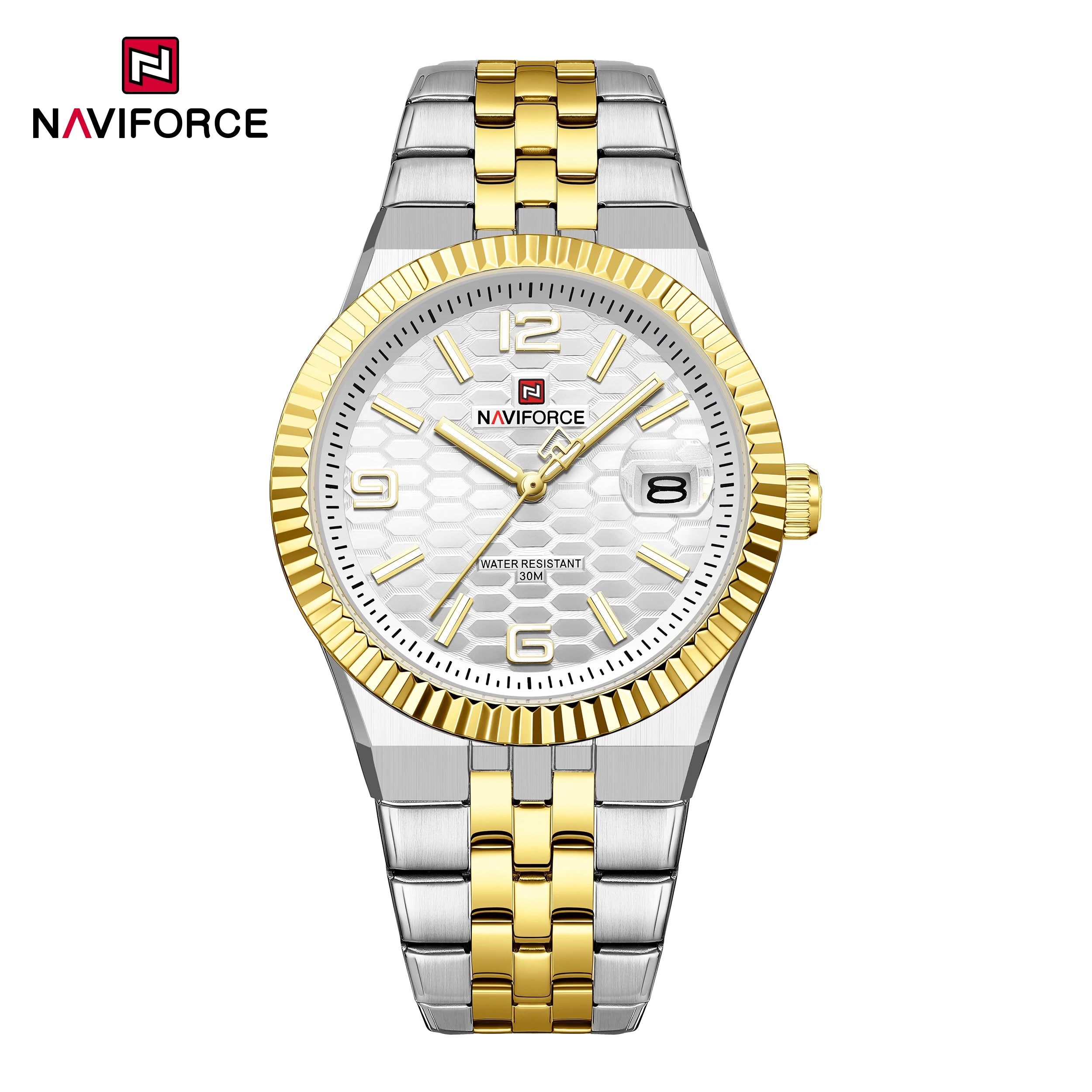 NAVIFORCE Men's Luxury Waterproof Wristwatch