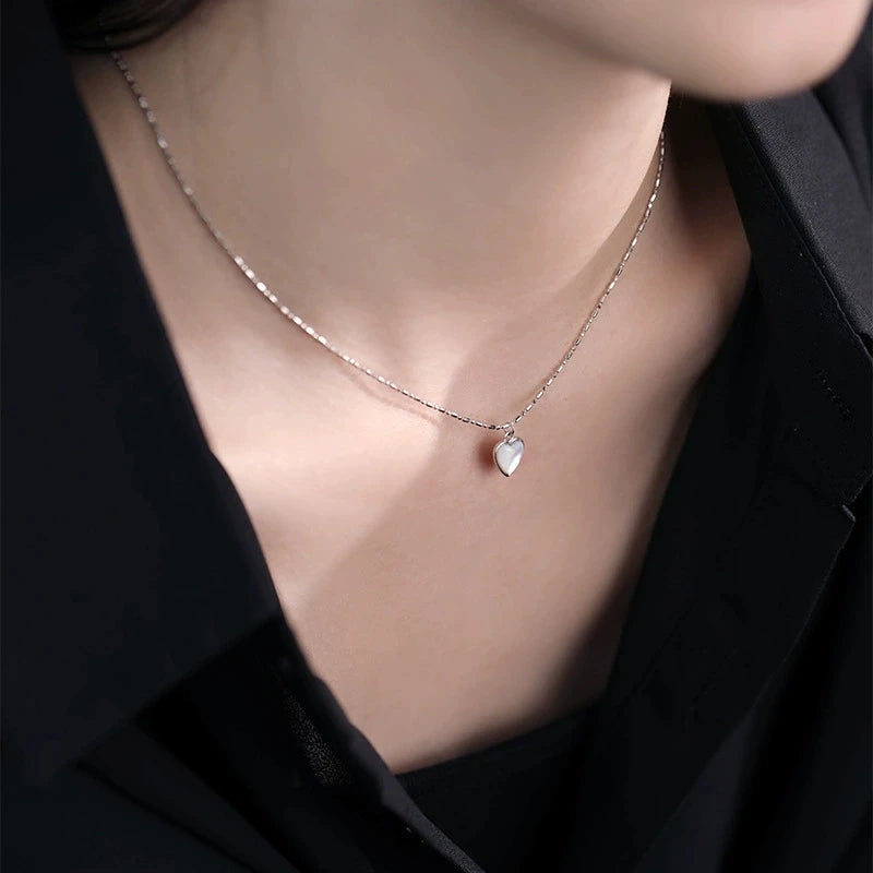 Sterling Silver Love Necklace - Summer Luxury
