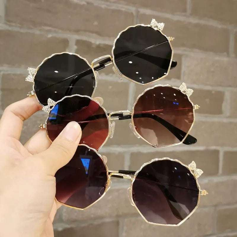 Trendy Kids Bowknot UV400 Sunglasses