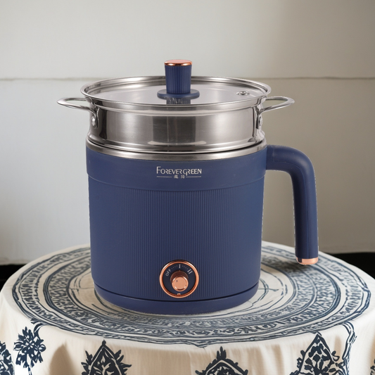 OEM Stainless Steel Electric Hotpot Portable Noodle Cooker with Durable 304 Inner Pot