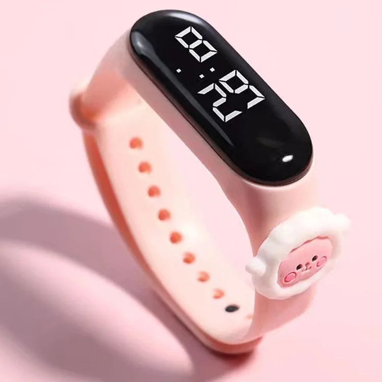 Kids' Waterproof LED Touch Screen Sports Watch