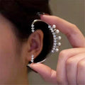 Elegant Zircon Pearl Ear Cuff