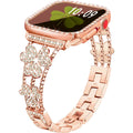 Diamond Strap Watch Case & Band for Apple Watch 41mm/45mm Series 8/7/6