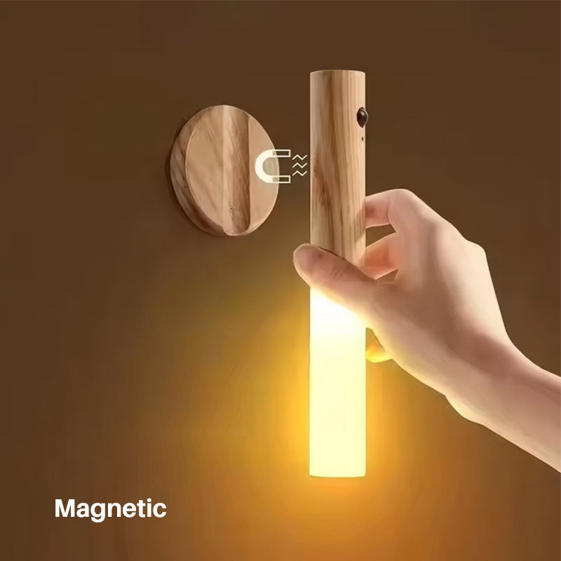 Magnetic Smart Night Light – Motion Sensor, Wireless Rechargeable LED for Closet & Cabinet
