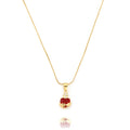Elegant Zircon Heart Bow Necklace for Women