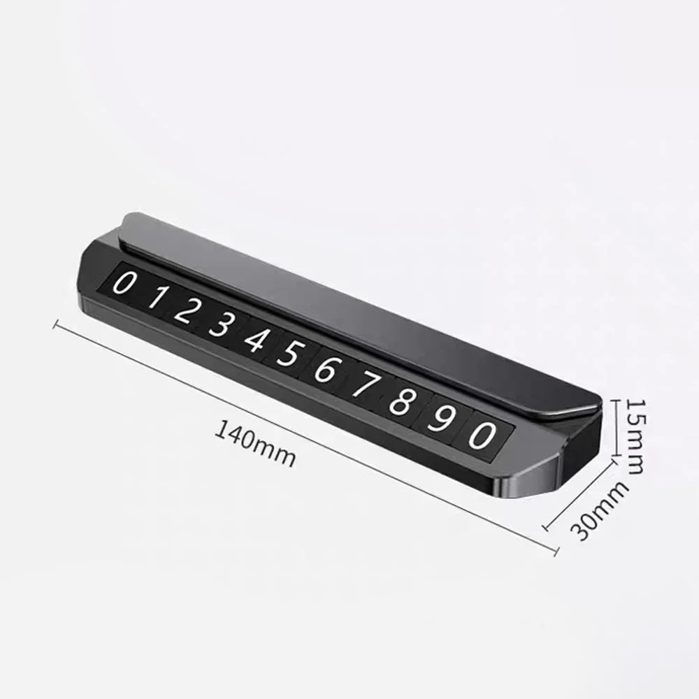 Universal Car Parking Phone Number Plate