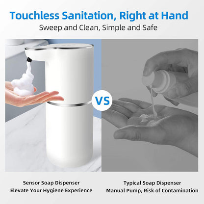 Automatic Foaming Soap Pump – Wall-Mount USB Sensor Dispenser