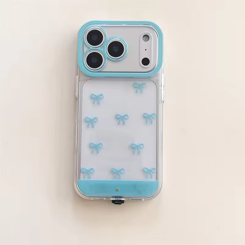 GlowBow Sound Reactive Case – Flashing Bowknot Shockproof Cover for iPhone