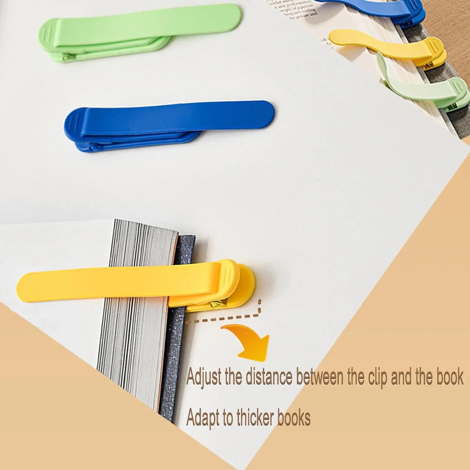 2026 3pcs/set Silicone Smart Bookmark Book Accessories for Reading