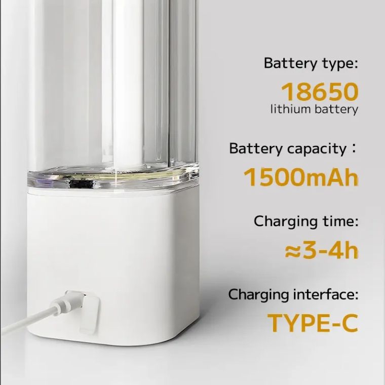 Touchless Rechargeable Soap Dispenser 550ml – Automatic Pump for Dish Soap, Body Wash & Shampoo