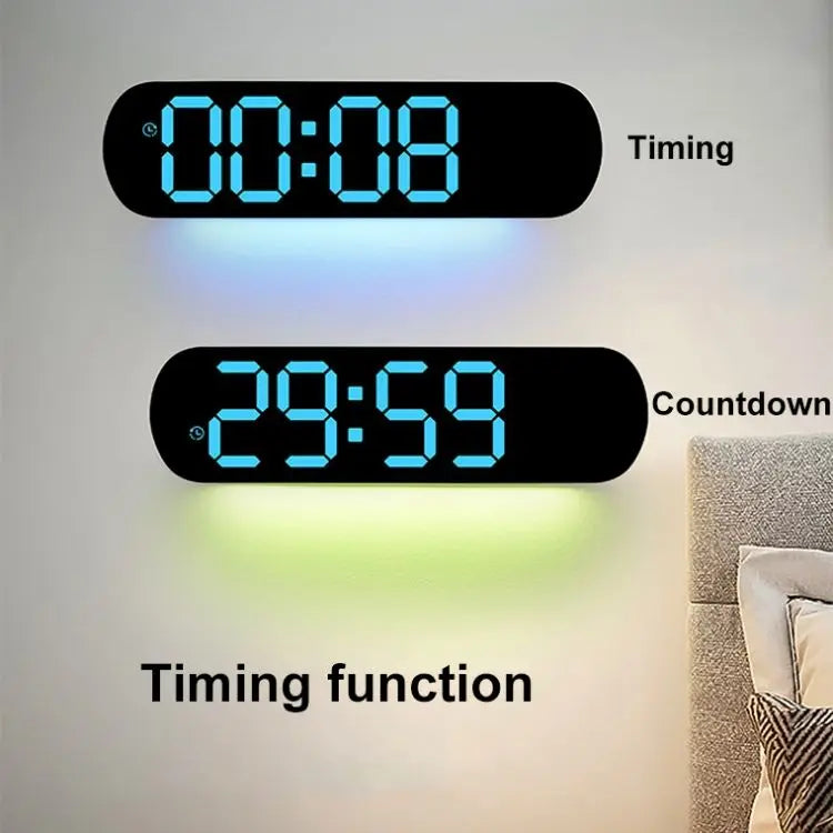 YIZHI Smart LED Alarm Clock with Temperature & Night Light