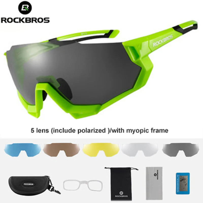 ROCKBROS Polarized Windproof Cycling Sunglasses