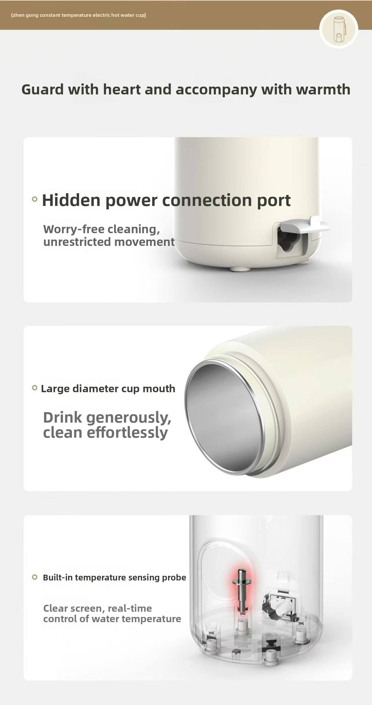 Multi-Functional Small Electric Hot Water Boiling Cup