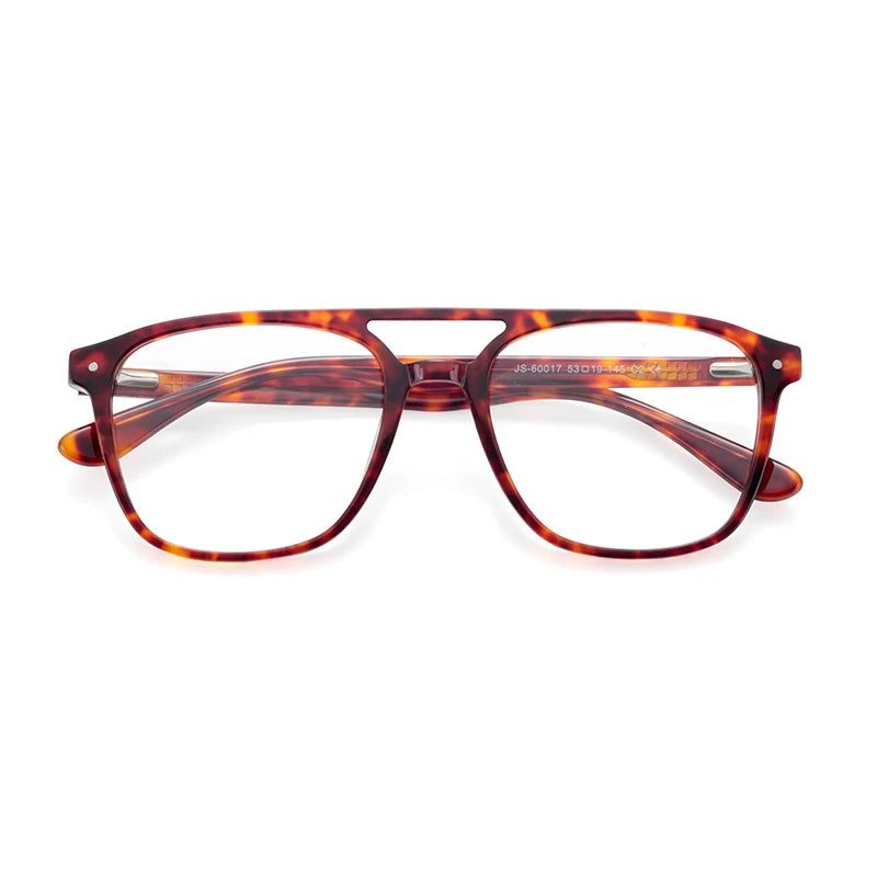 Custom Logo Vintage Square Eyeglasses for Men & Women