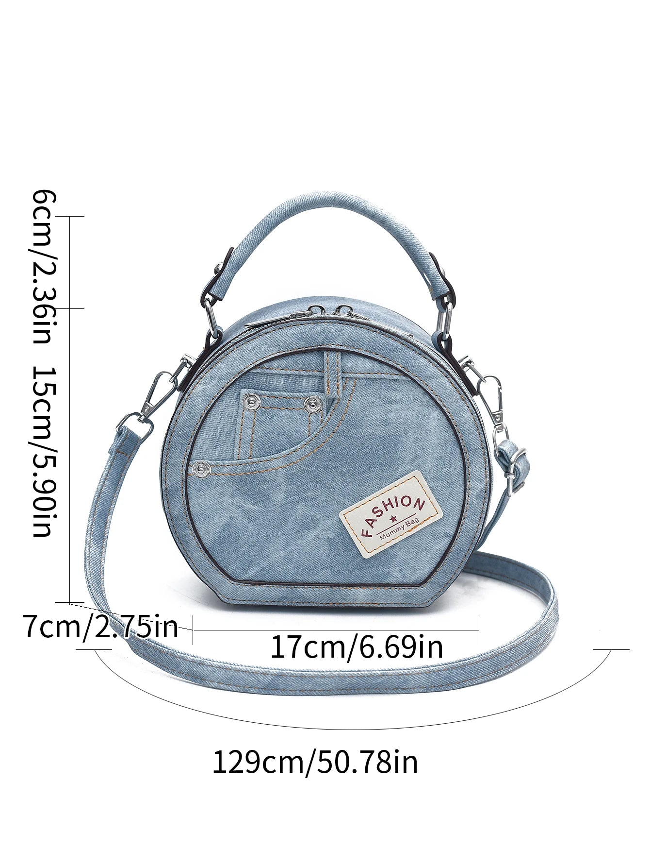 Fashion Design Round Shape Female Small Handbags Cute