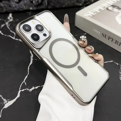 Magnetic Wireless Charging Shockproof Case for iPhone – MagSafe Compatible Protective Cover