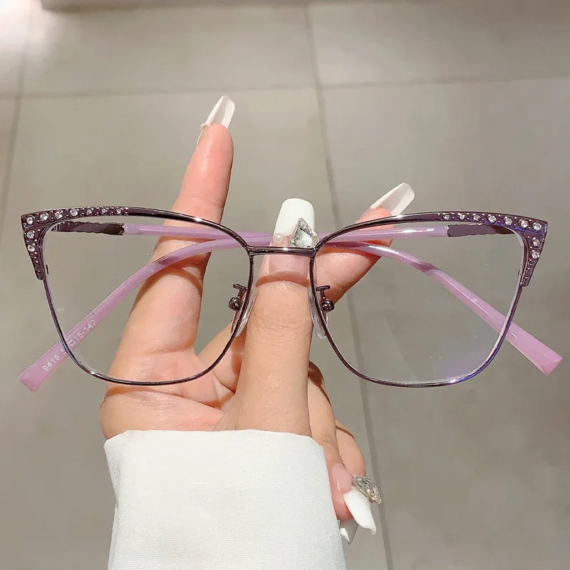 Trendy Cat Eye Blue Light Blocking Glasses