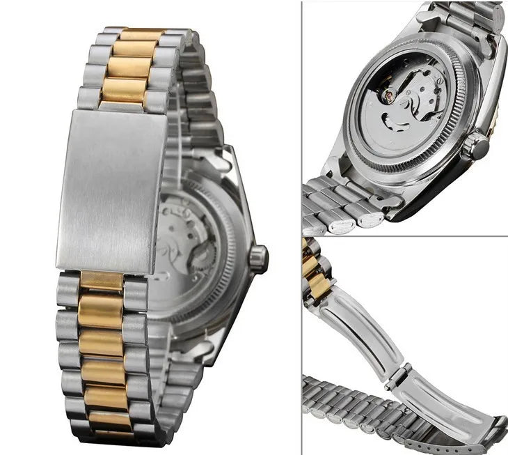Luxury Men's Automatic Mechanical Steel Watch