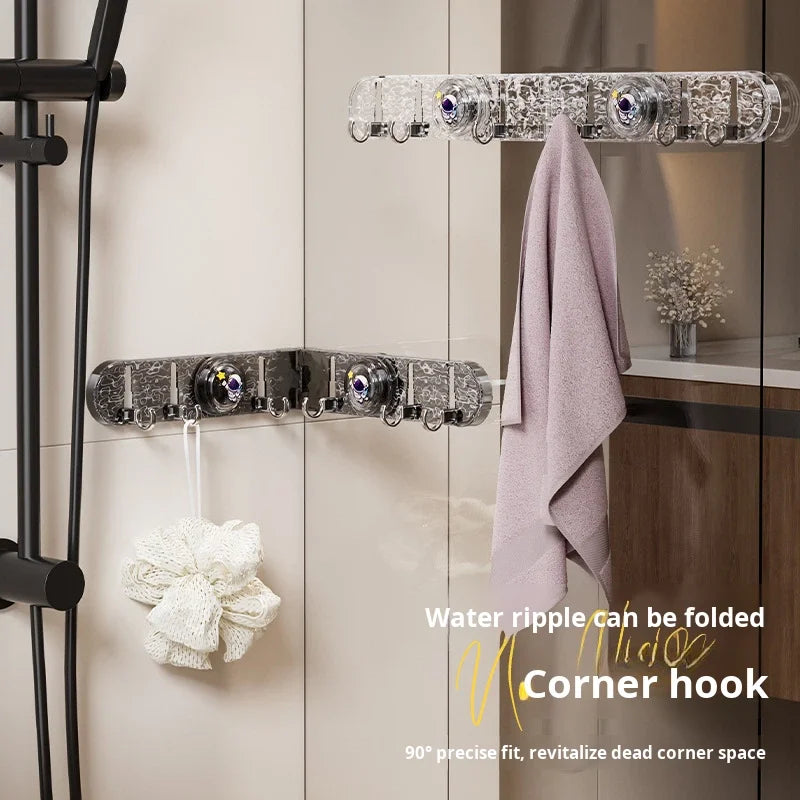 Foldable Astronaut Suction Towel Hook Rack