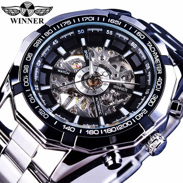 Luxury Designer Men's Automatic Watch - Stainless Steel