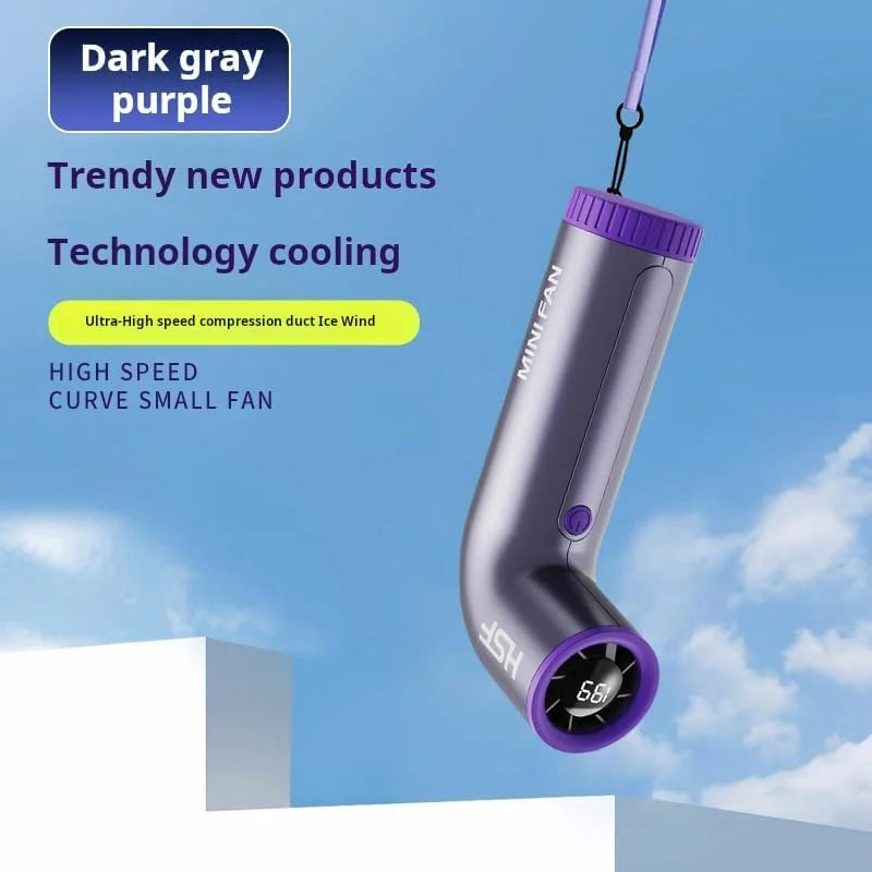 Treading 2026 Portable Mini Turbo Fan High-Speed Rechargeable