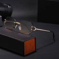 Partagas Rimless Diamond Cut UV400 Sunglasses Unisex