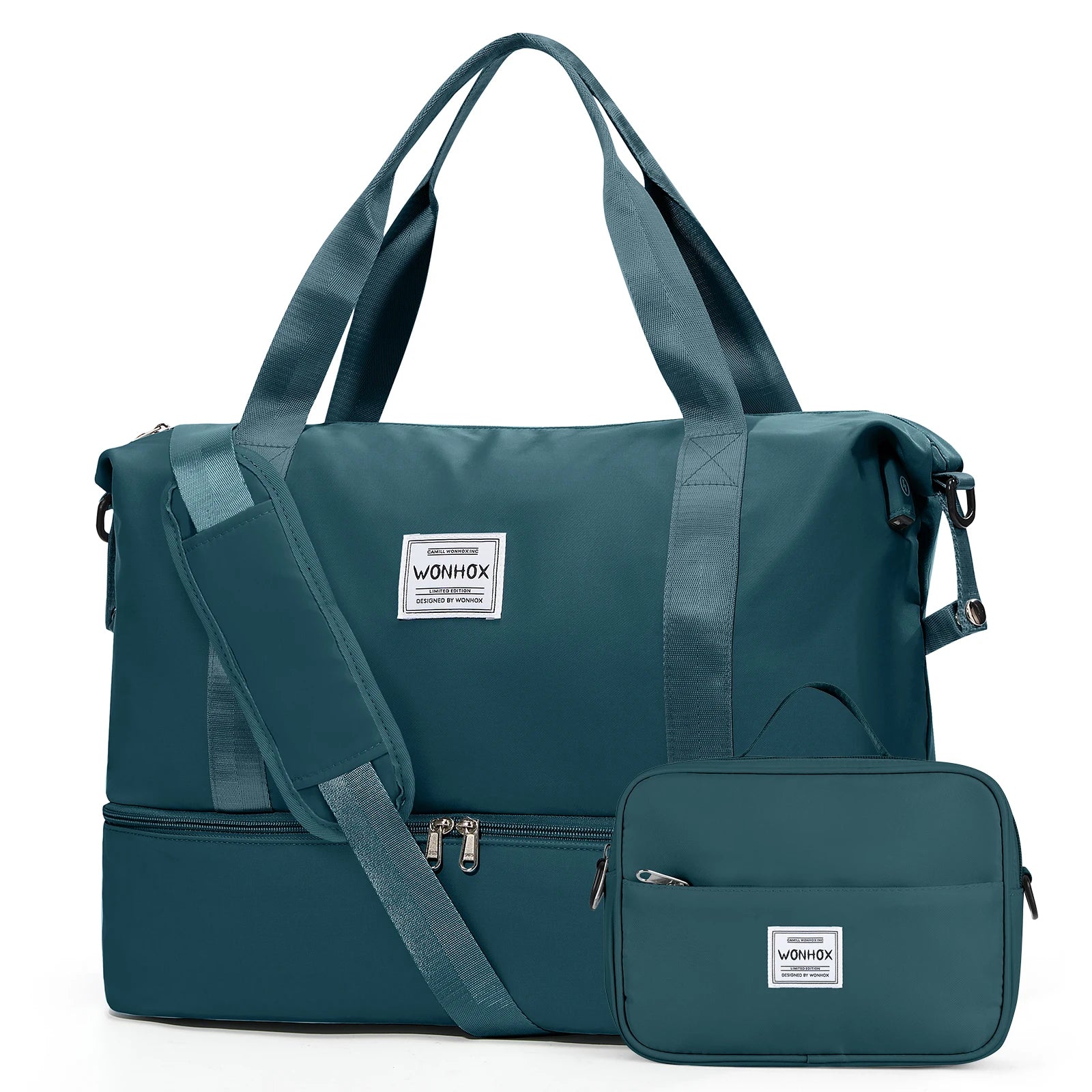 Women's Weekender Duffel with Shoe & Toiletry Bag