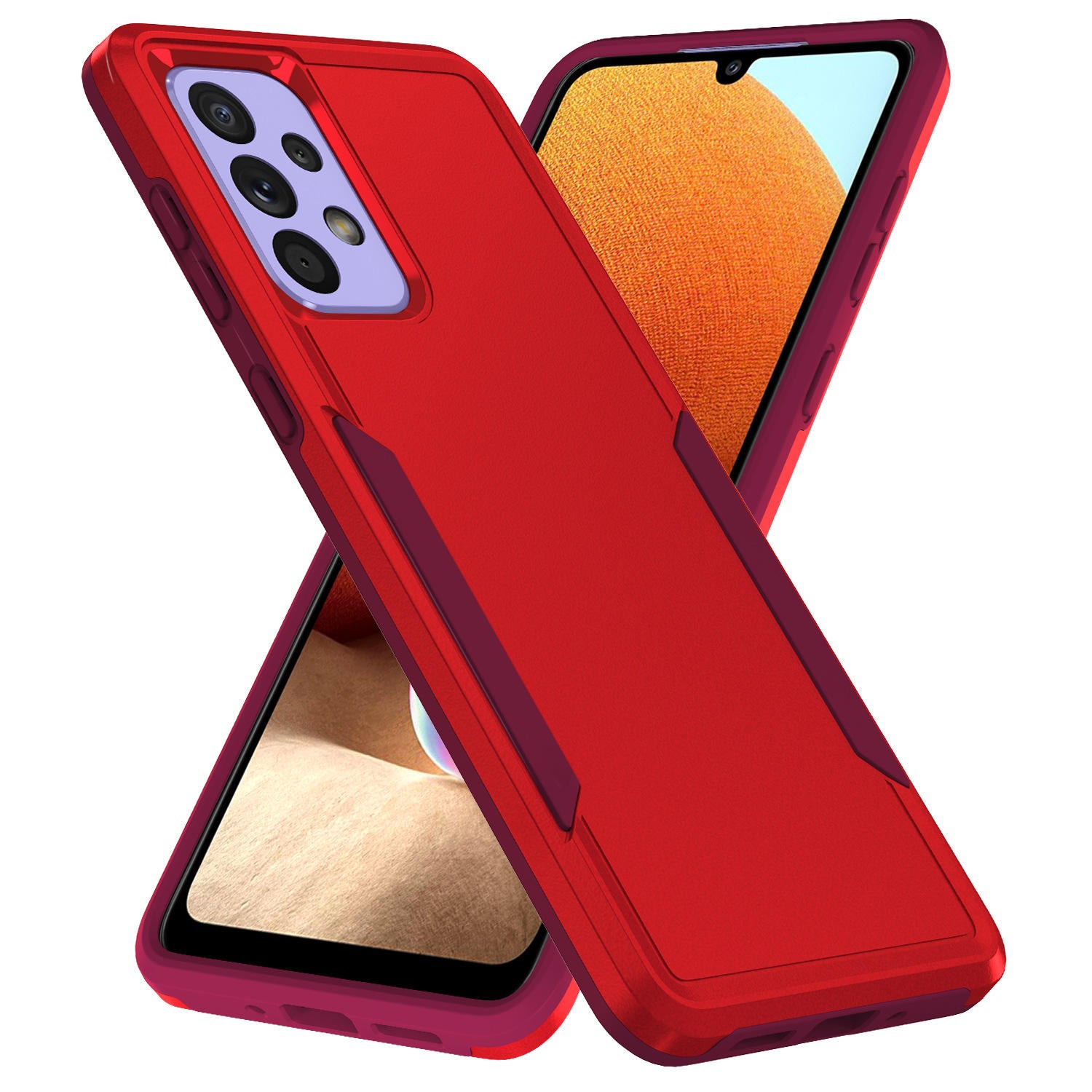 Anti-Drop Hard Back Protective Case for Samsung – Shockproof Slim Phone Cover