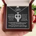 Novirasine Eternal Heart Double Layered Necklace